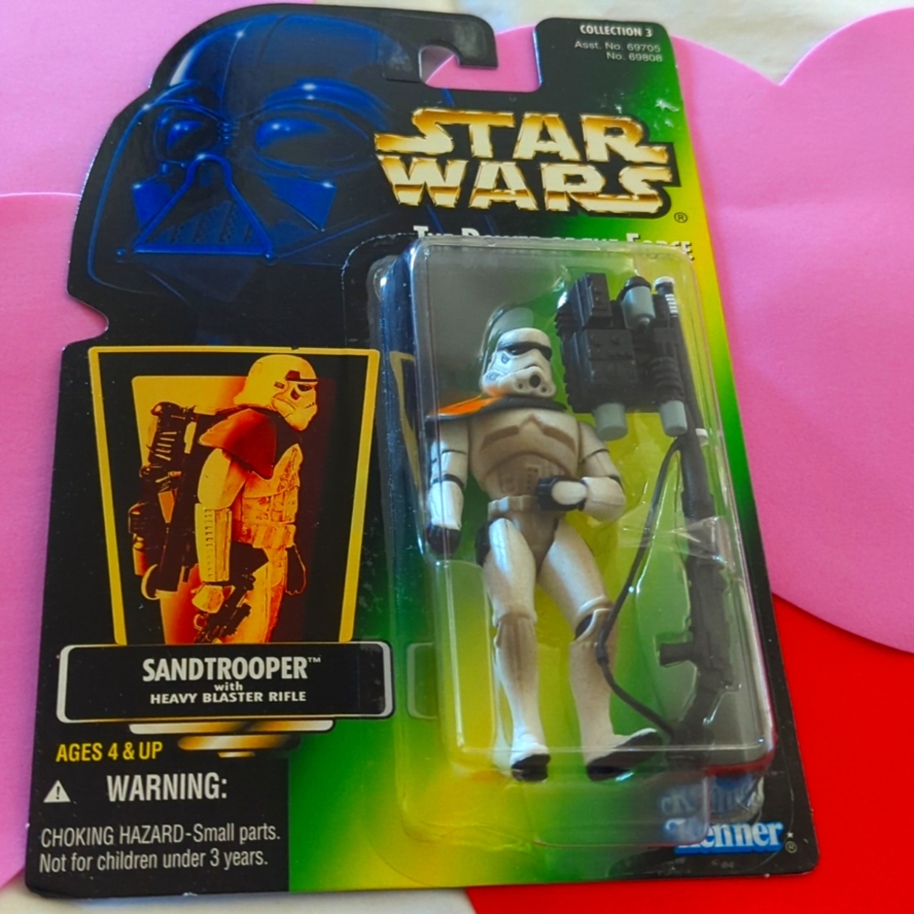 Star Wars Sandtrooper w Heavy Blaster Rifle New  SALE $10@ 2 For $15 3:For $25